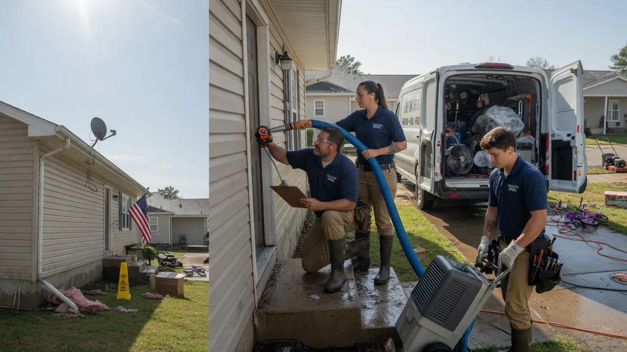 Ceiling Water Damage Restoration in Vail, IA near me